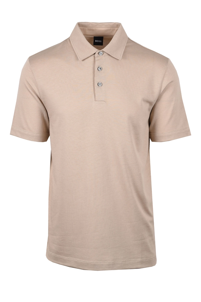 Hugo Boss Mens H-press 57 Polo Shirt Light Beige - Size X-Large